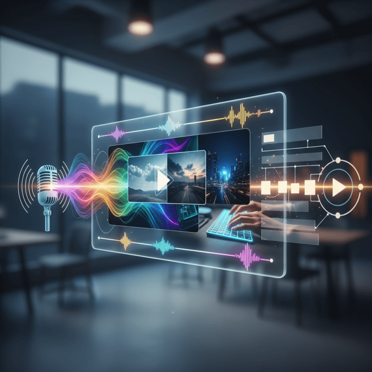 Turn Text into a Voiced Video