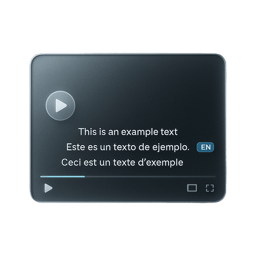 Caption & Subtitle Addition