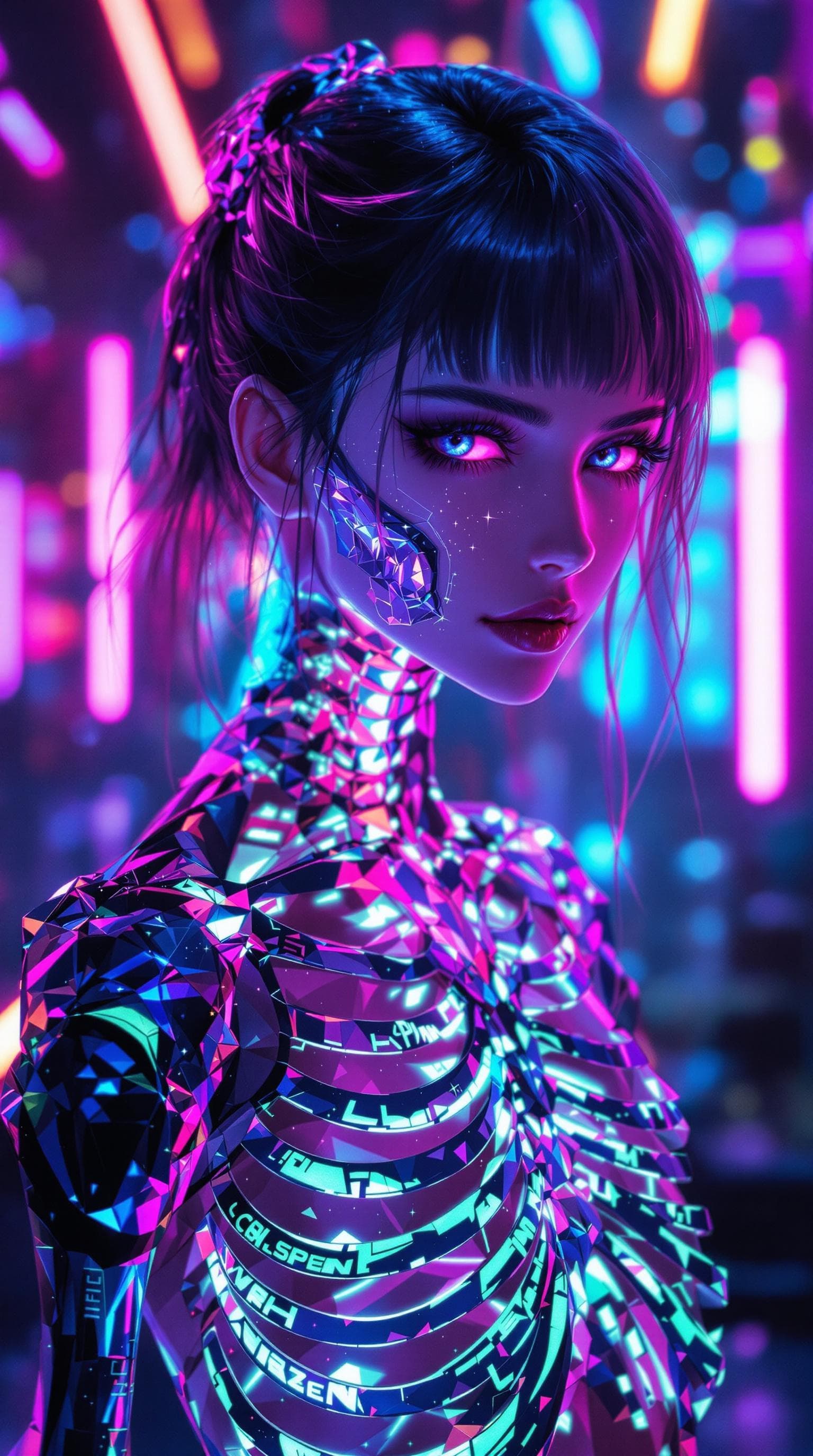 vestra-Neon Elegance