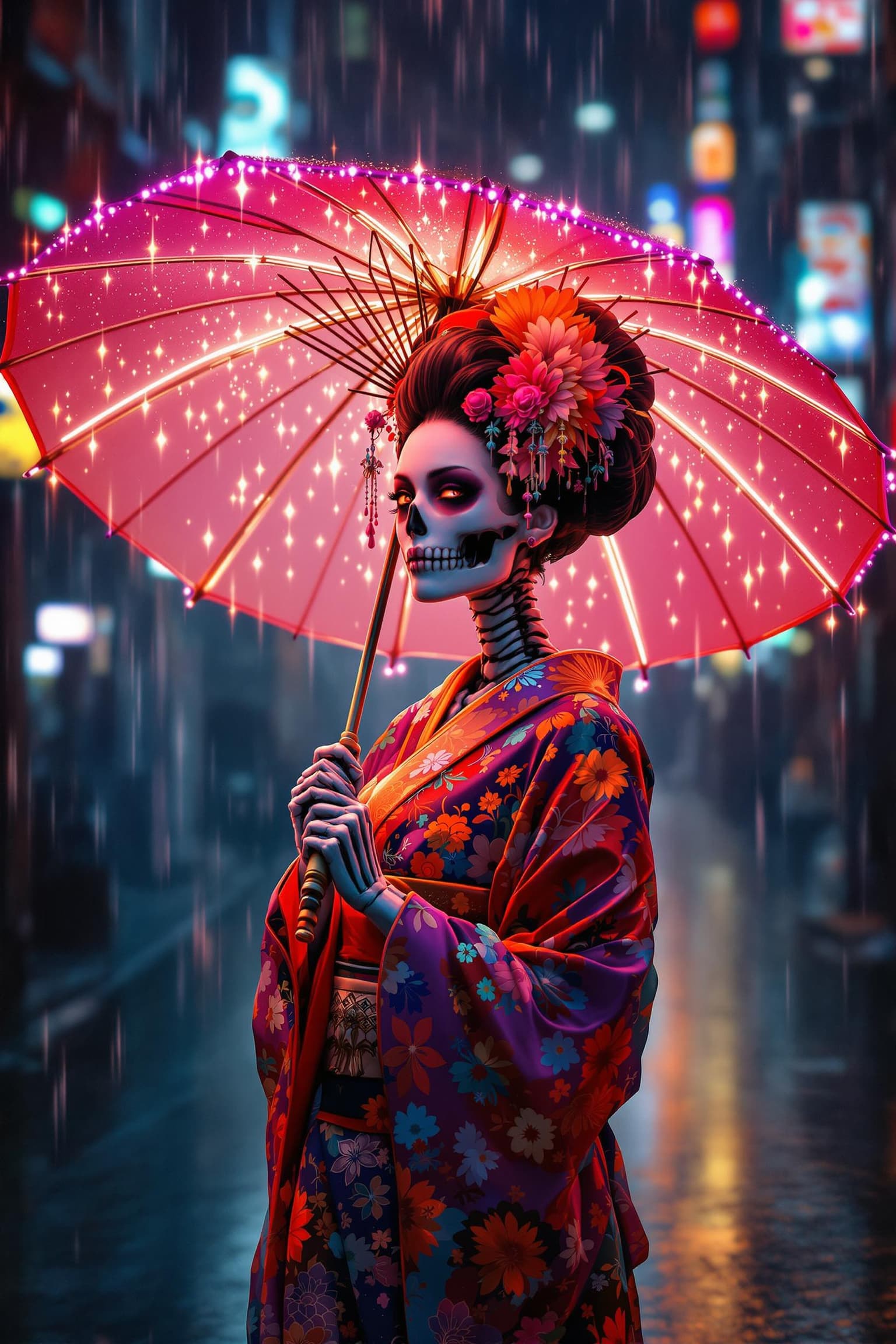 vestra-Neon Elegance