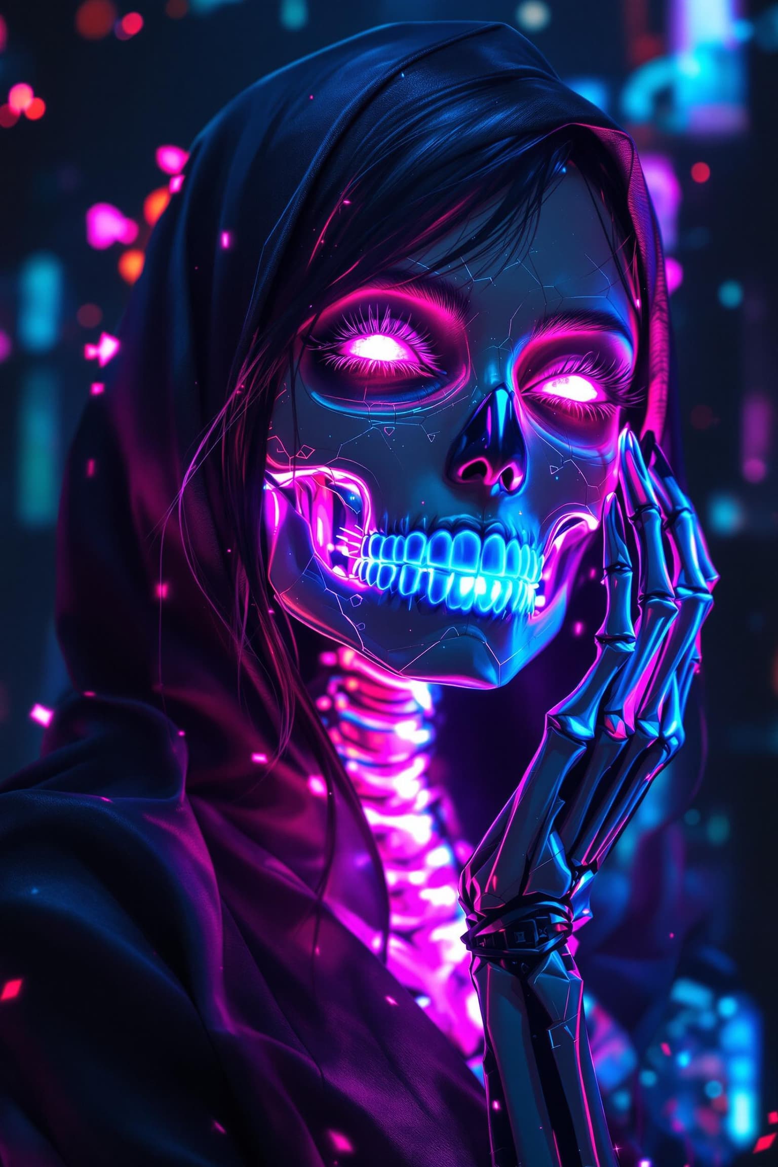 vestra-Neon Elegance