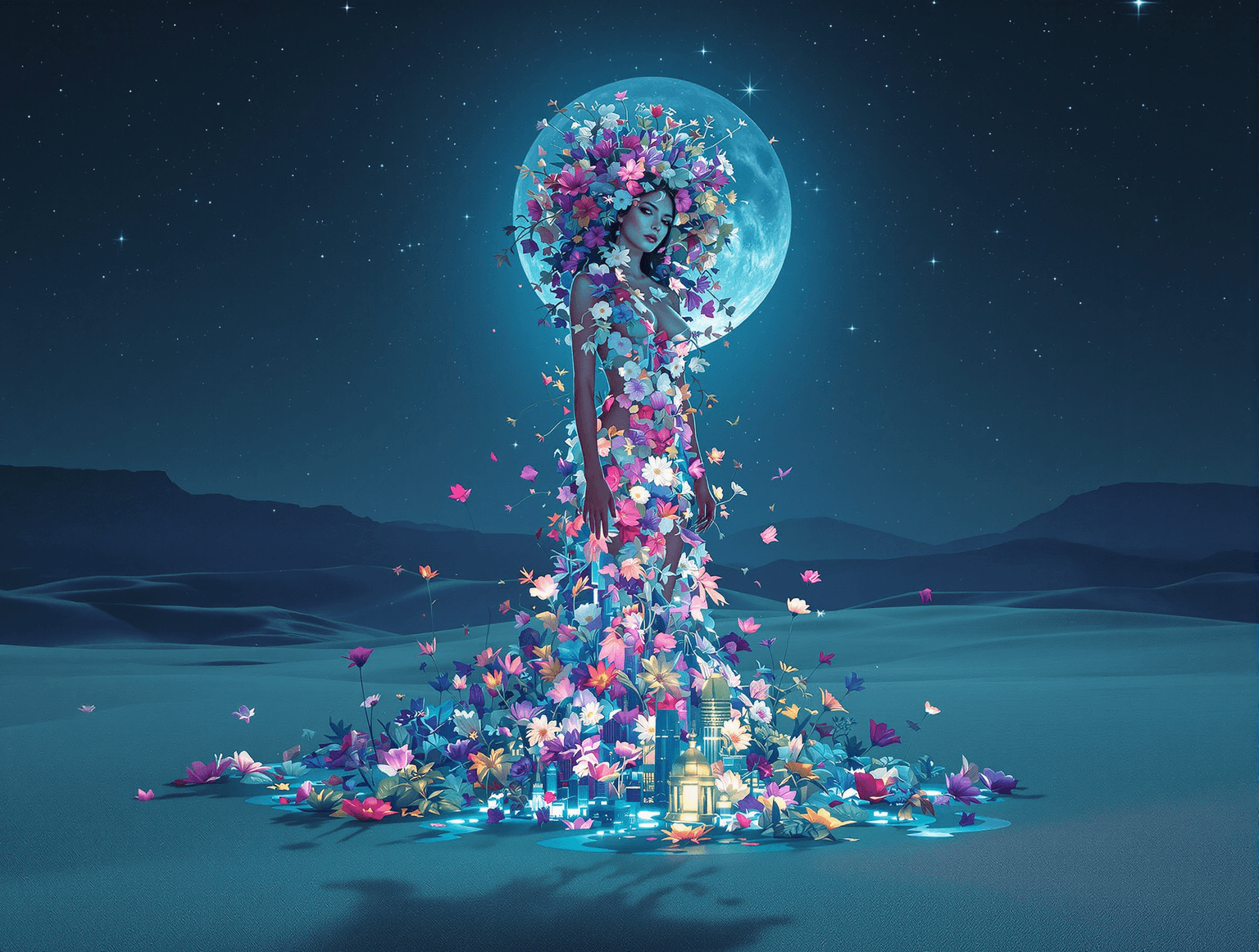 vestra-Floral Cyberdream